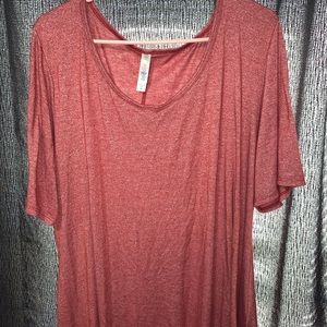 Lularoe Perfect, 3X, Heather Red
